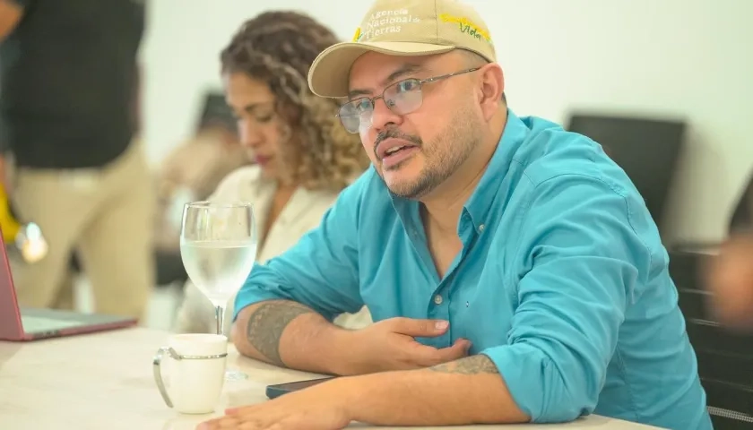 Juan Felipe Harman, director de la Agencia Nacional de Tierras. 