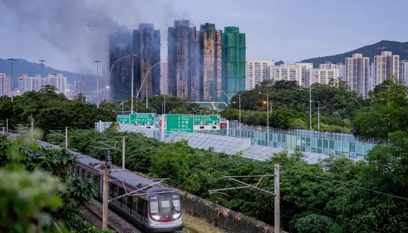 Los edificios afectados.