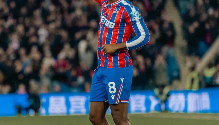 Jefferson Lerma durante el juego.