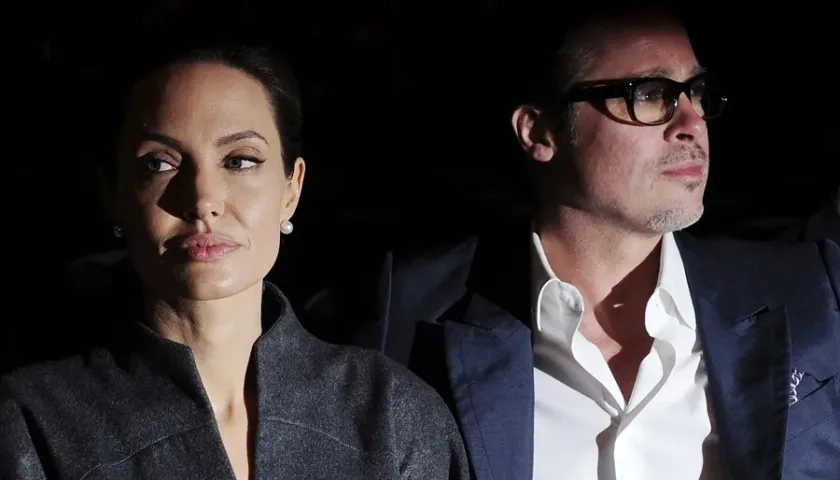 Angelina Jolie y Brad Pitt.