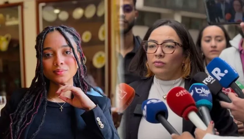 Juliana Guerrero y la congresista Jennifer Pedraza.