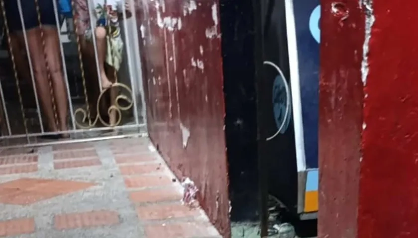 Lugar donde sucedió el crimen.