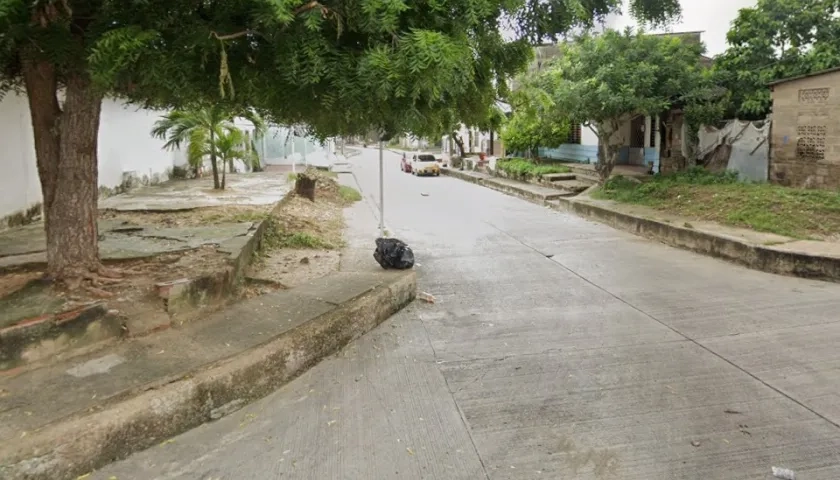 Lugar donde sucedió el homicidio.