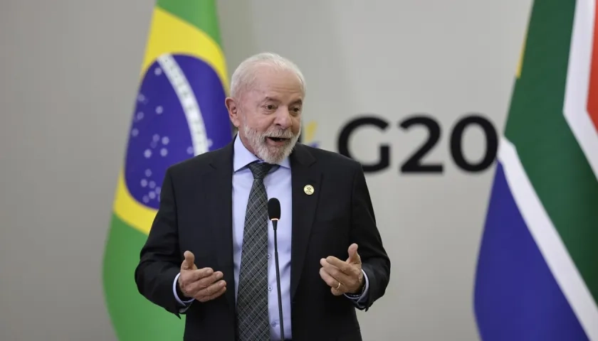 El presidente de Brasil, Luiz Inácio Lula da Silva.
