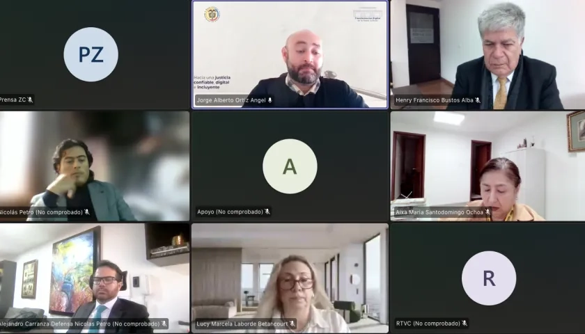 Aspecto de la audiencia de formulación de imputación el pasado 15 de noviembre. 