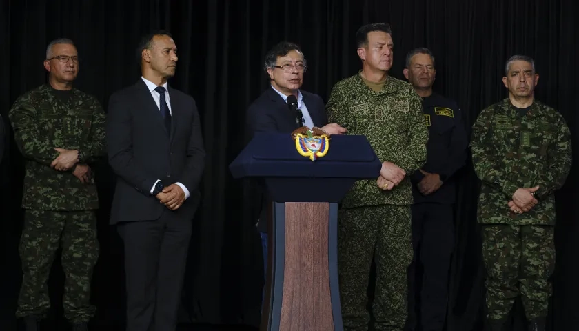 El Presidente Gustavo Petro.