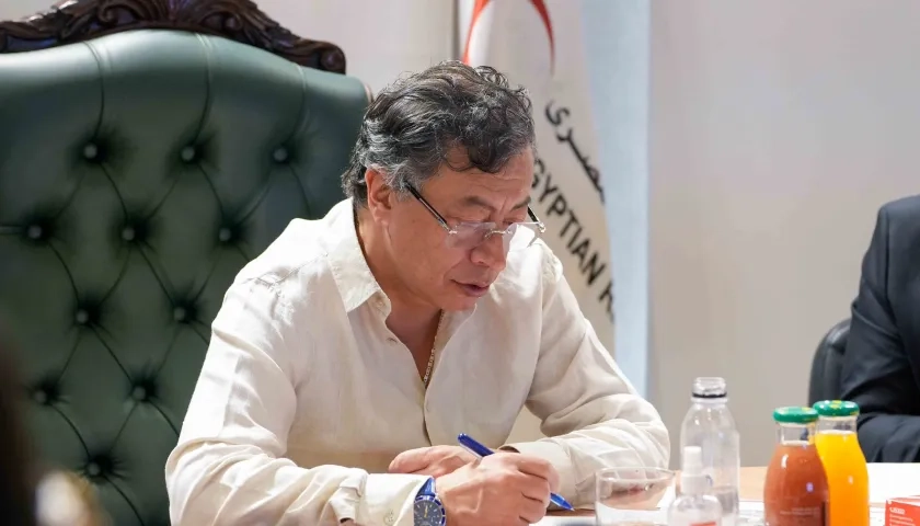 El Presidente Gustavo Petro.