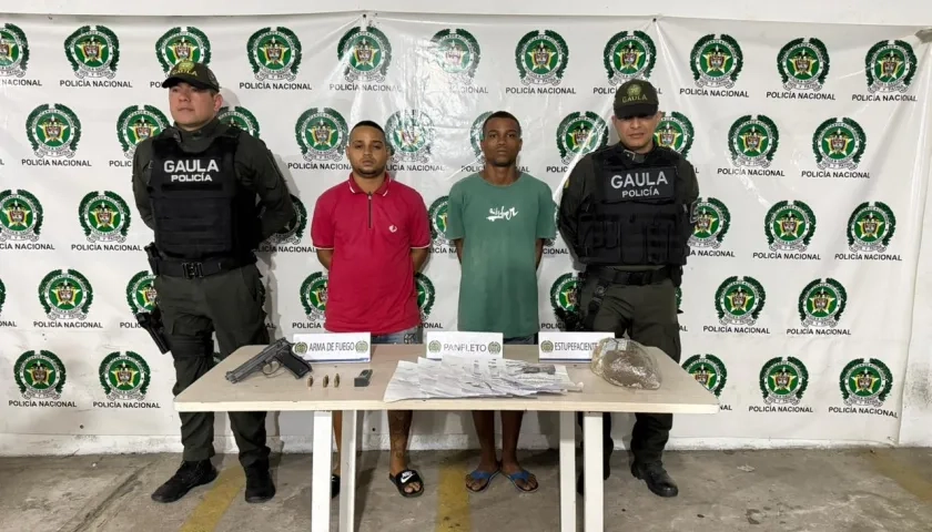 Presuntos 'Pepes Barlovento' capturados.