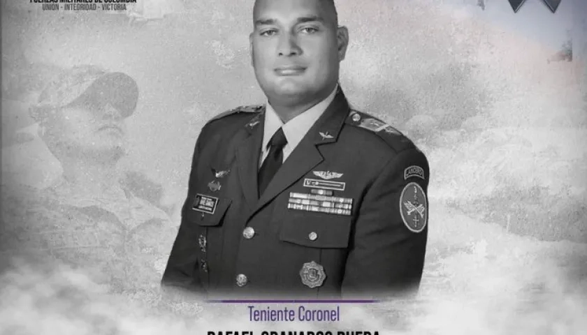 Teniente coronel del Ejército Rafael Granados Rueda. 