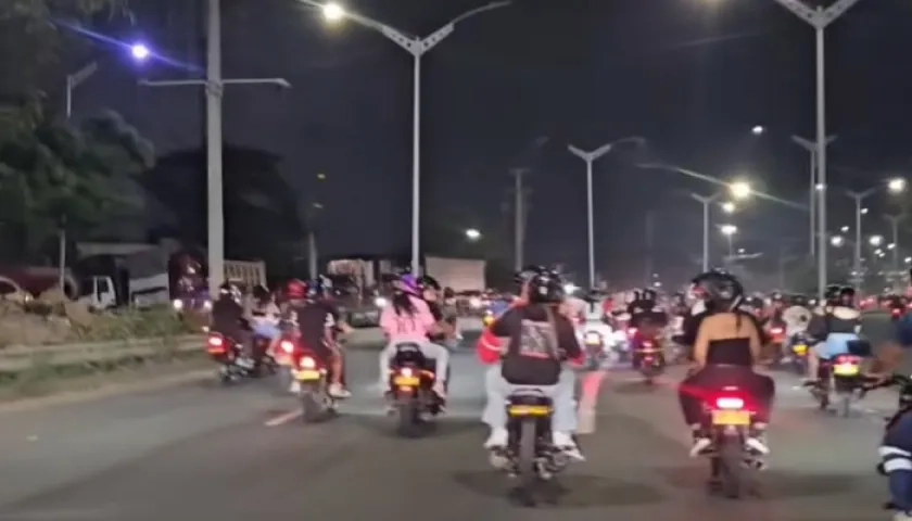 Rodada en Barranquilla.