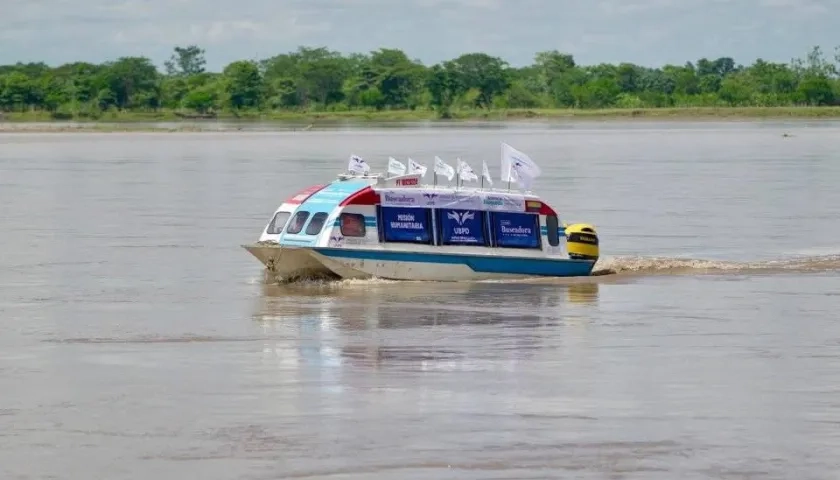 La Ruta Fluvial recorrió 21 puertos del río Magdalena. 