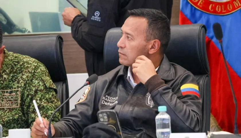 El Ministro de Defensa, Pedro Sánchez.