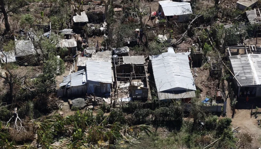 Imagen de los daños en Santiago de Cuba.