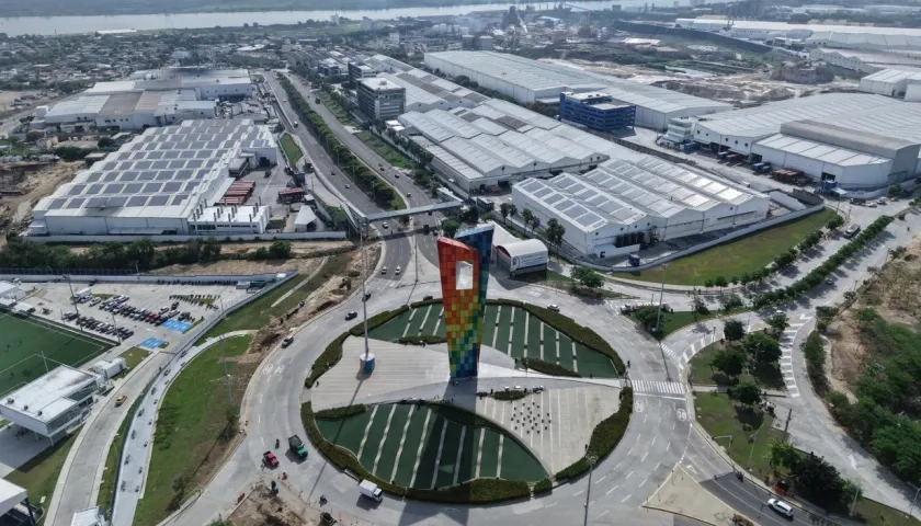 Planta de Tecnoglass en Barranquilla.