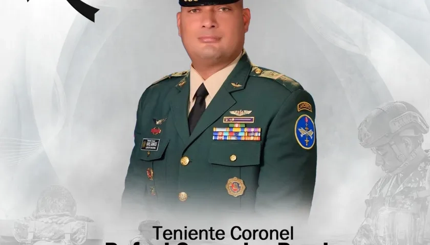 Teniente coronel Rafael Granados Rueda. 