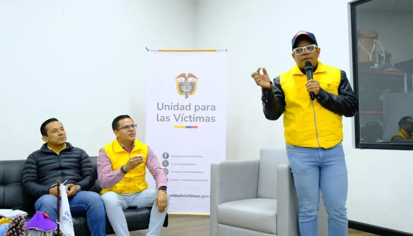 El director de la Unidad para la Atención y Reparación Integral a las Víctimas (UARIV), Adith Rafael Romero.