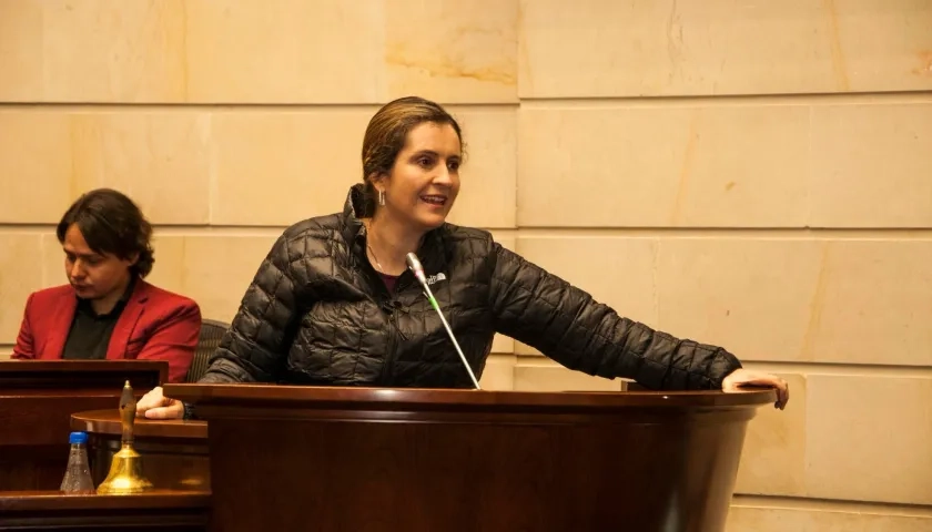 La senadora Paloma Valencia.