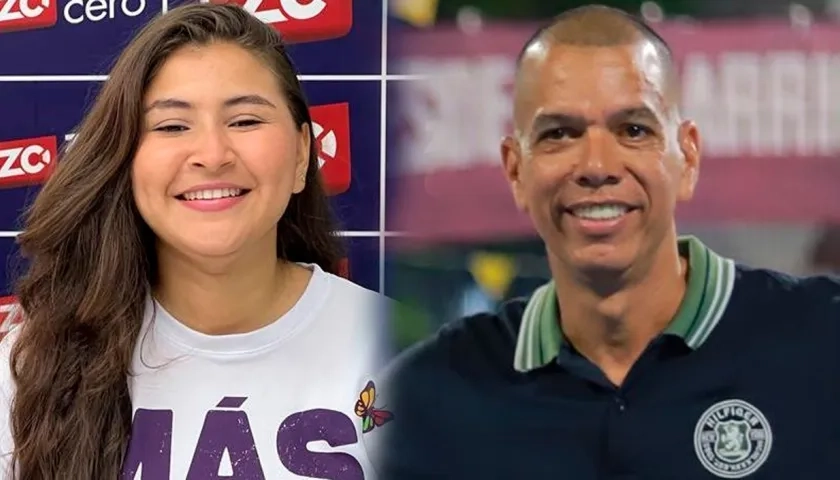 Andrea Vargas y Recer Lee Pérez.