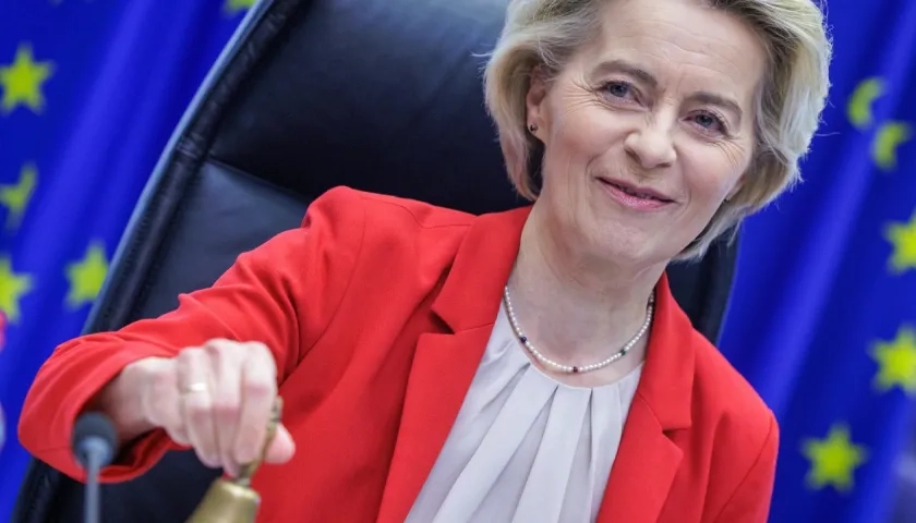 La presidenta de la Comisión Europea, Ursula von der Leyen.
