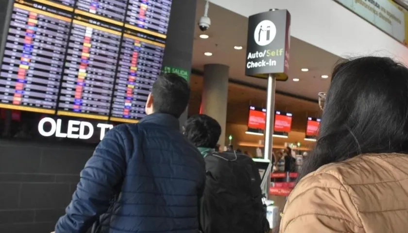 Vuelos cancelados en Estados Unidos. 