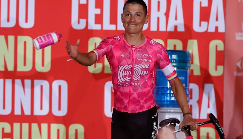 Esteban Chaves, pedalista colombiano.