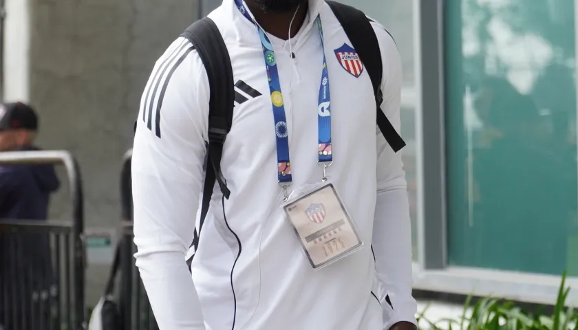 José Cuenú, defensa central del Junior. 