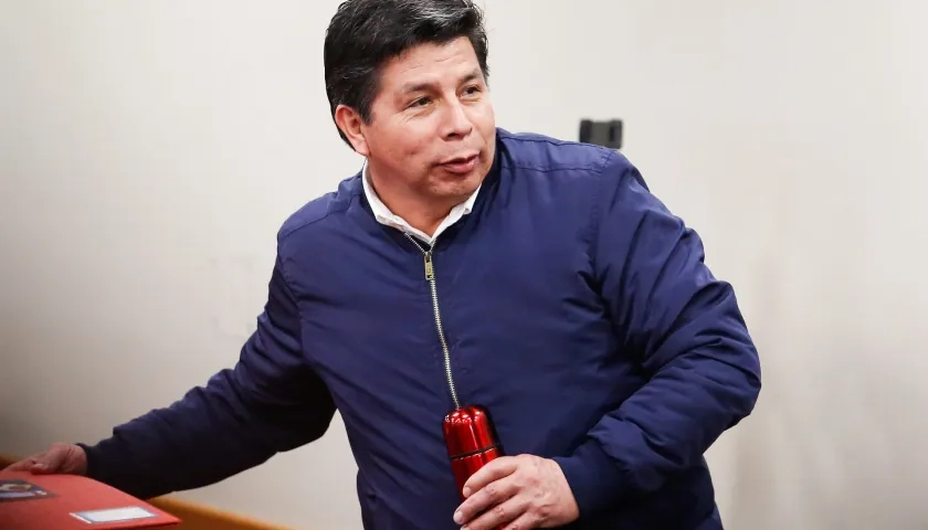 Pedro Castillo, expresidente de Perú.