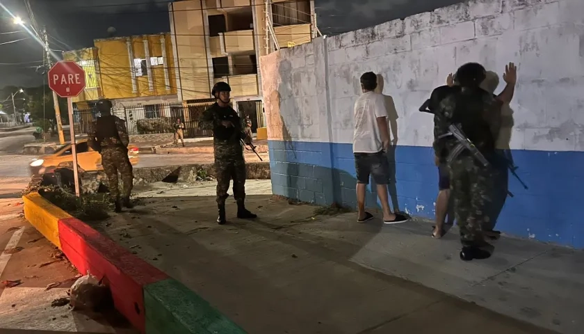 Patrullajes del Ejército en Barranquilla. 