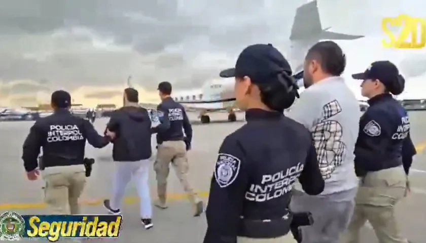 Colombianos extraditados. 