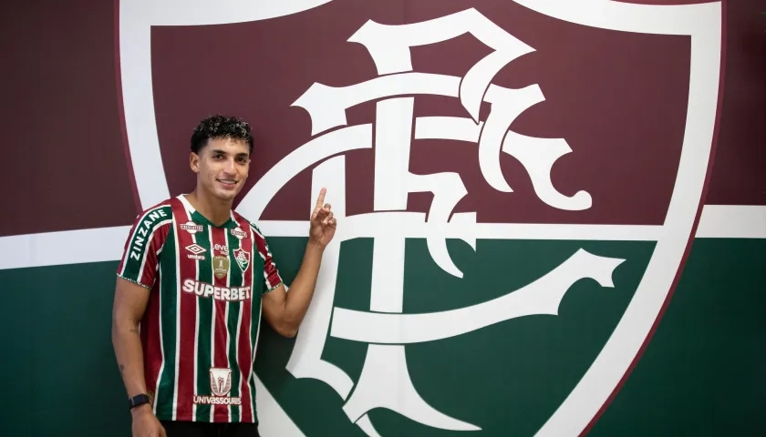Gabriel Fuentes llegó al Fluminense en septiembre de 2024. 