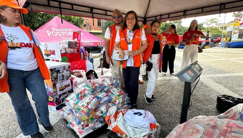 Recolecta de alimentos en Atlántico. 