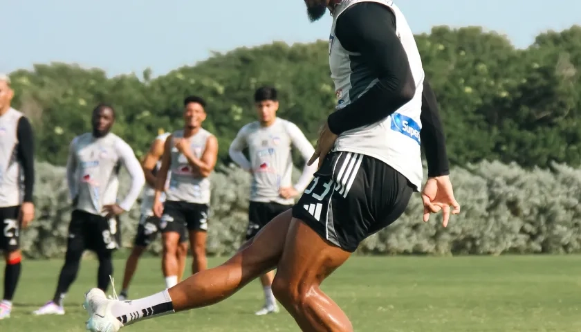 Lucas Monzón solo ha jugado dos periodos de 45 minutos con Junior, ambos en la Copa Colombia. 