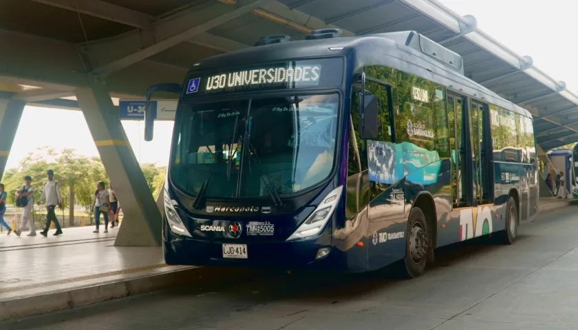 Ruta alimentadora de Transmetro. 