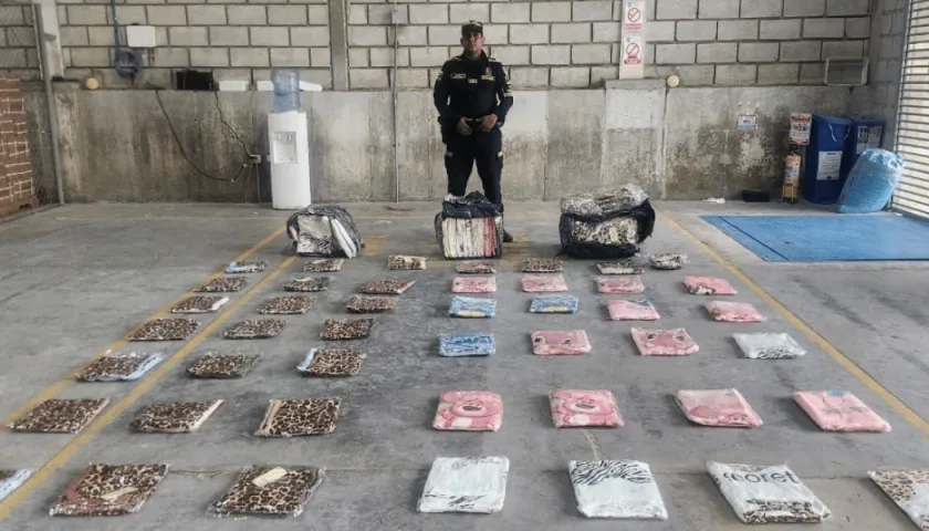 La mercancía aprehendida.