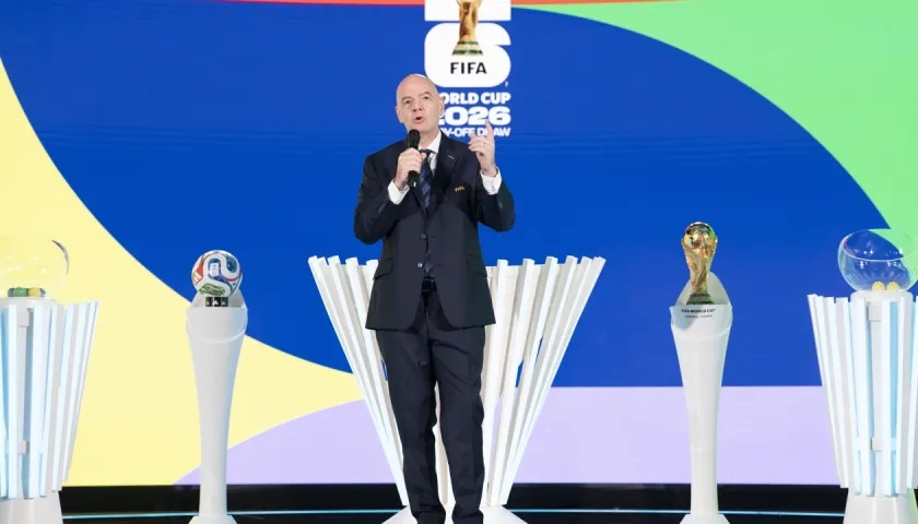 Gianni Infantimo, presidente de la Fifa y gestor del Mundial con 48 equipos.