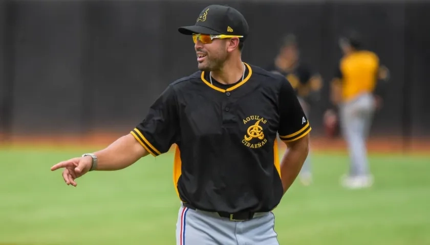 El barranquillero Luis 'Pipe' Urueta, mánager de las Águilas Cibaeñas. 