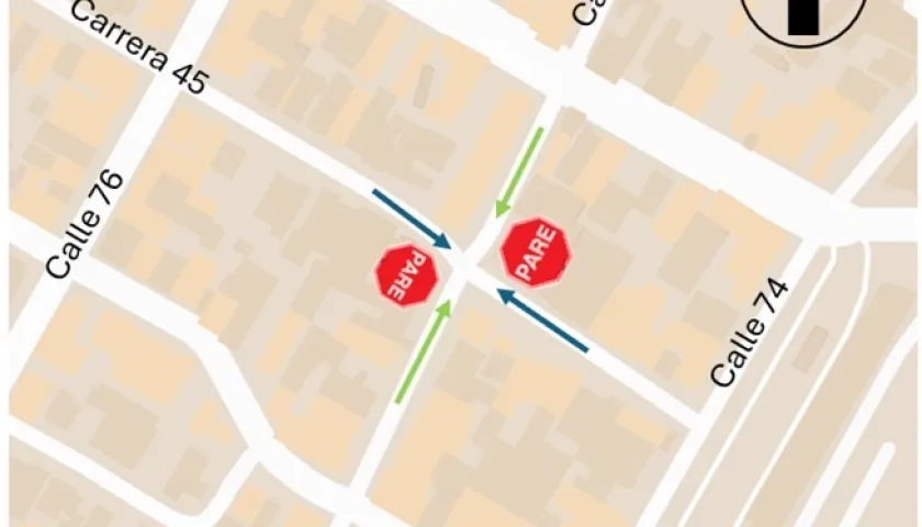 Uno de los cambios de prelación vial implementados por el Distrito. 