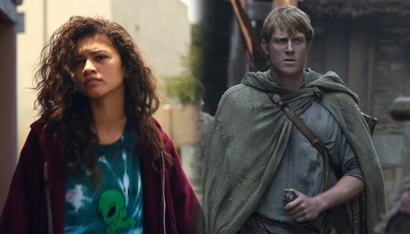 Zendaya, protagonista de 'Euphoria'  y Peter Claffey, protagonista de 'A knight of the seven kingdoms'.