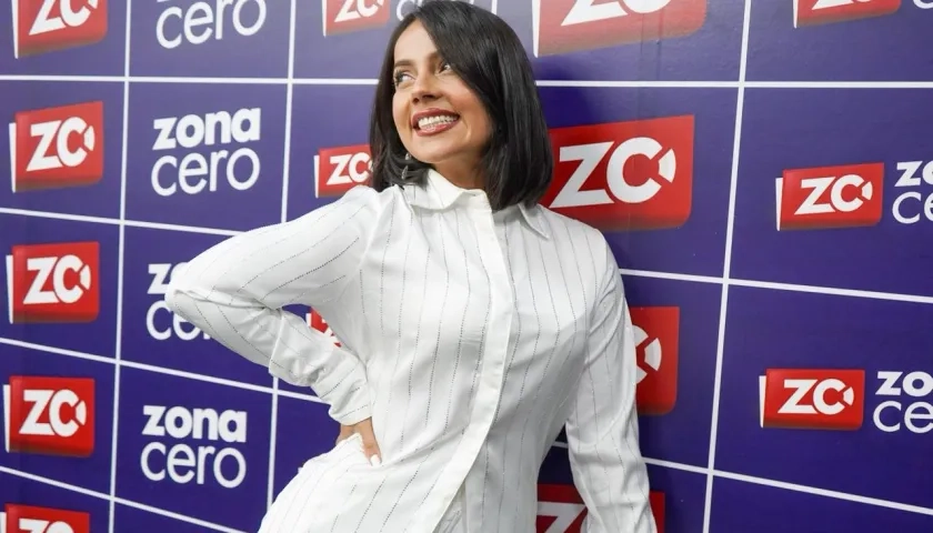 Aida Cortés en la redacción de Zona Cero.