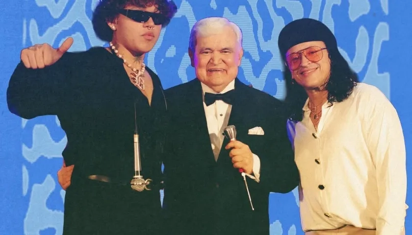 Beéle, Jorge Barón y Elvis Crespo. 