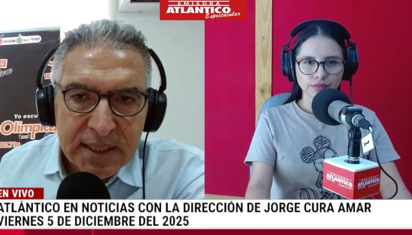 Transmisión de Atlántico en Noticias.