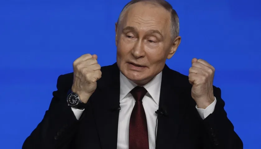 Vladímir Putin, Presidente de Rusia.