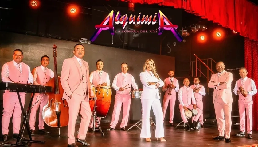 Grupo Alquimia en una de sus presentaciones.