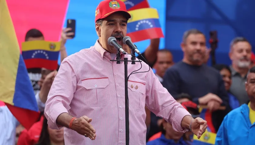 El Presidente de Venezuela, Nicolás Maduro.