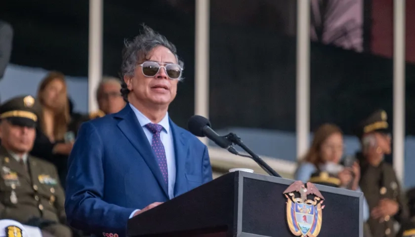 El Presidente Gustavo Petro.