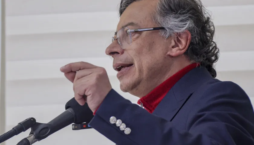 El Presidente Gustavo Petro.