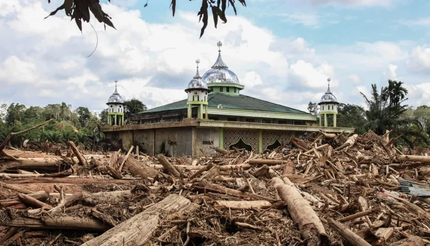 Desastres en Indonesia.