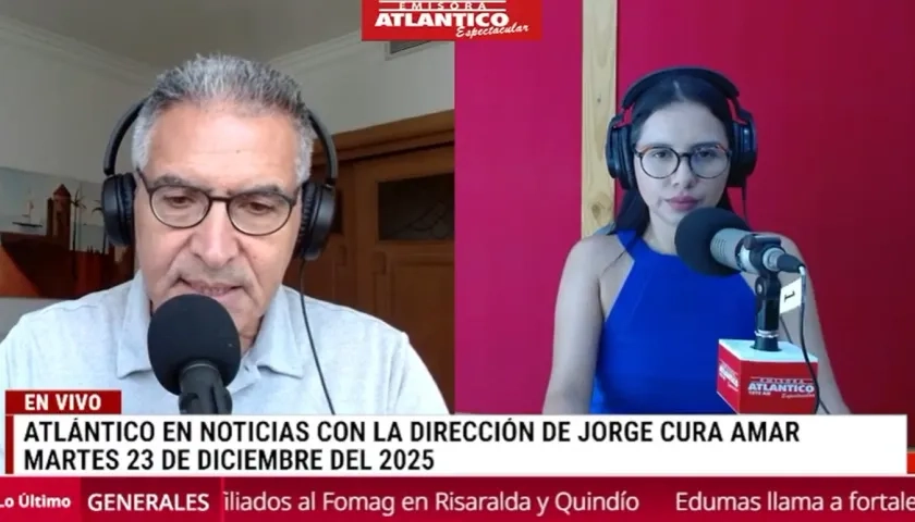 Transmisión de Atlántico en Noticias.