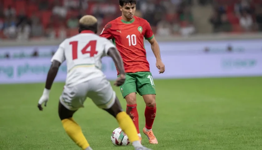 Brahim Díaz, jugador de la selección marroquí y Real Madrid.