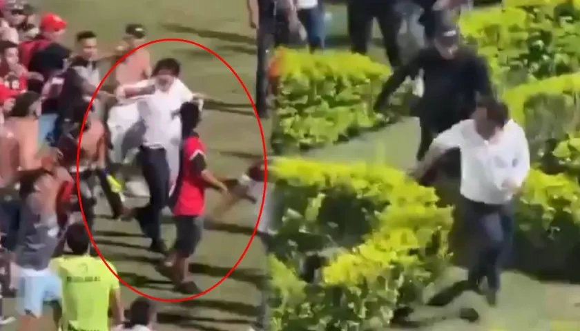 Agresión a José Augusto Cadena.